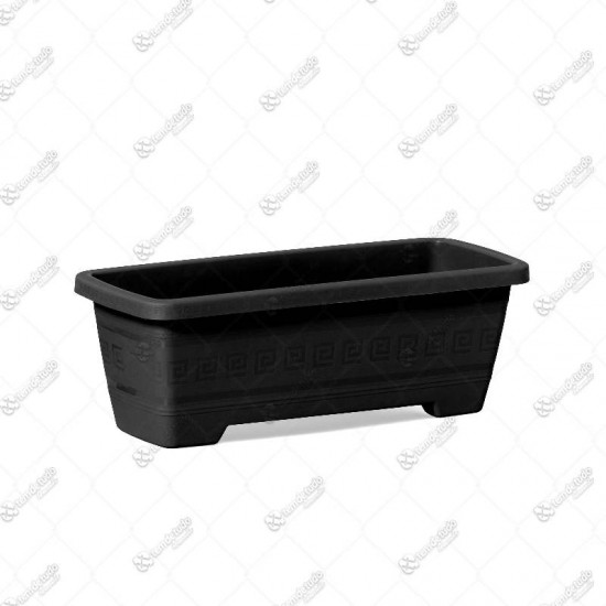 VASO PLAST RET PRETO GG 17,5LT