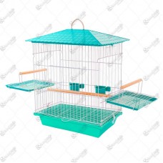 14744 - GAIOLA CALOPSITA MANSA BANDEJA VERDE