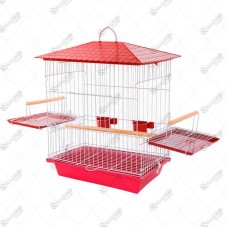 14745 - GAIOLA CALOPSITA MANSA BANDEJA VERMELHA