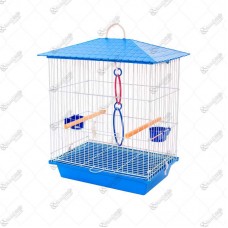 14747 - GAIOLA CALOPSITA MANSA SIMPLES AZUL