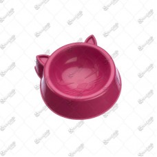 14784 - COMEDOURO GATO LUXO 100ML ROSA