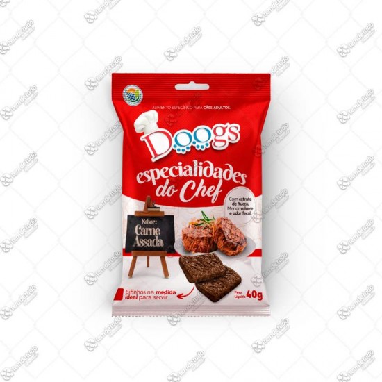BIFINHO DOOGS CHEF CARNE ASSADA 40G