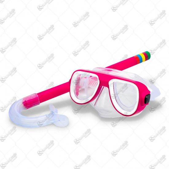 KIT MERGULHO C/MASCARA E SNORKEL COLOR