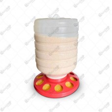 14983 - COMEDOURO AVES MEDIO 5KG 10 FUROS 32CM