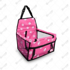 15154 - CADEIRINHA PET P/CARRO ROSA 40X30