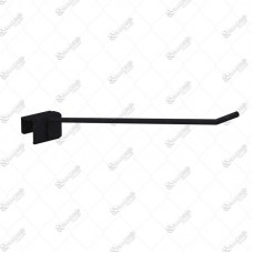 15286 - GANCHEIRA SIMPLES 30CM P/REGUA PRETA