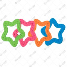 15306 - BRINQUEDO MORDEDOR MACICO ESTRELA 8CM