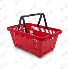 15787 - CESTO DE SUPERMERCADO VERMELHO 13LT