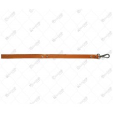 16019 - GUIA COURO 25MM X 80CM MOSQ BEGE