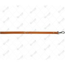 535 - GUIA COURO 25MM X 1MT MOSQ BEGE