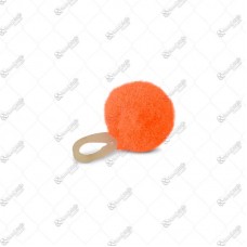 15991 - LACO PENTEADO POMPOM LARANJA C/30