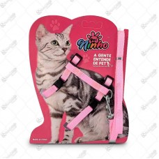 16441 - PEITORAL C/GUIA CAT ROSA