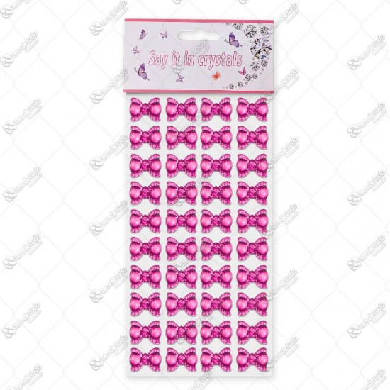 ADESIVO PET LACO ROSA ESCURO C/56