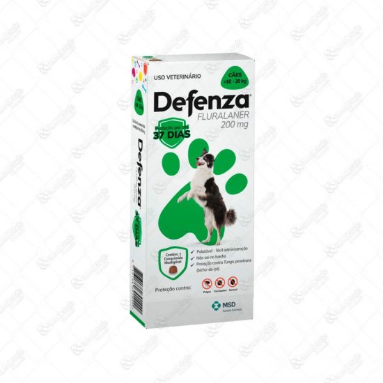DEFENZA 200MG 10 A 20KG 1COMP