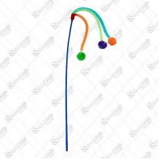 17322 - BRINQUEDO GATO VARA POM POM 40CM