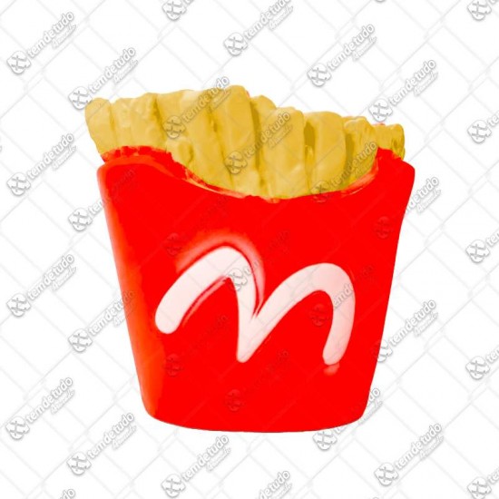 BRINQUEDO DE VINIL BATATA FRITA 9CM