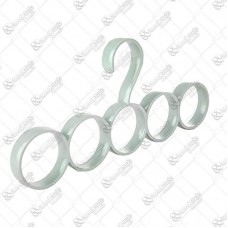 17557 - CABIDE PLASTICO 5 ARGOLAS MULTIUSO 