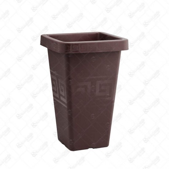 VASO PLAST QUAD GREGO CAFE 4,5LT