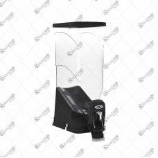 17158 - BALDE DISPENSER 40LT PRETO SEM SUPORTE