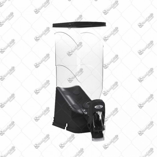 BALDE DISPENSER 40LT PRETO SEM SUPORTE