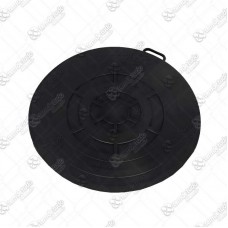 18267 - TAMPA RALO DE BORRACHA PRETA