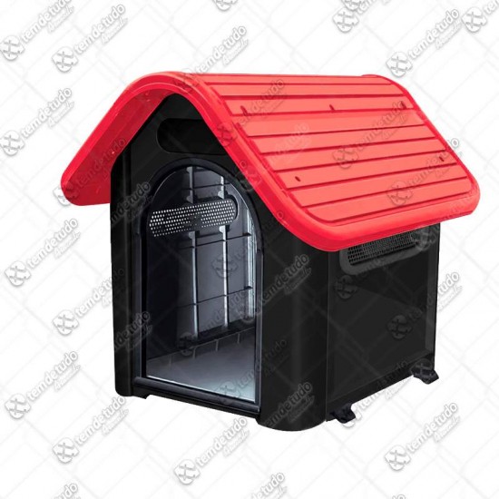 CASA CACHORRO PLASTICO DOGHOME N6 VERM