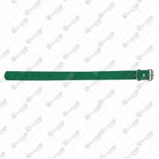 18596 - COLEIRA COURO FORRADA N02 VERDE 