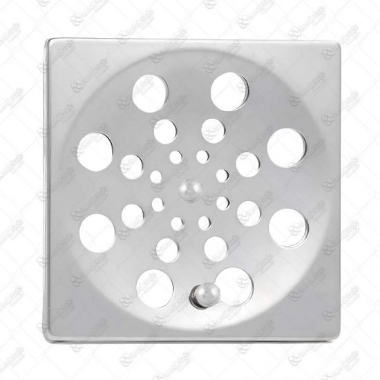 GRELHA INOX QUADRADA 15 C/FECHO