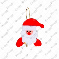 18810 - ENFEITE PAPAI NOEL SOFT NO SINO 11CM 