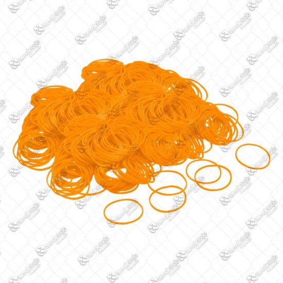 ELASTICOS PET LARANJA C/300