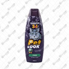 18775 - SHAMPOO 3X1 GATOS FREE 500ML PET LOOK
