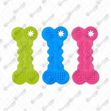 18882 - BRINQUEDO MORDEDOR OSSO ACHATADO 9CM