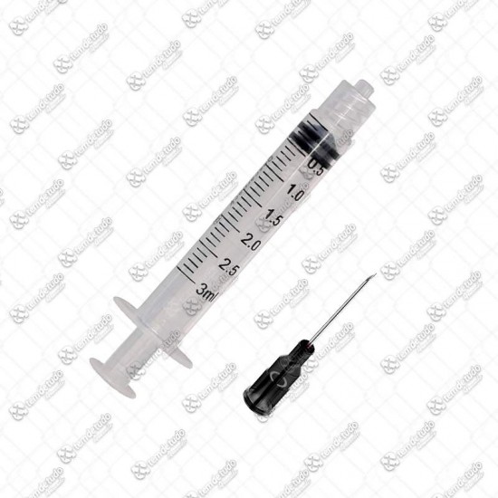 SERINGA 3ML C/AGULHA C/100 LUER LOCK