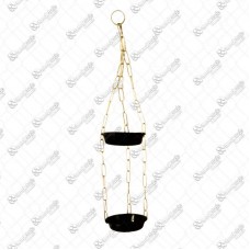 8747 - VIOLETEIRA COM CORRENTE 2 PRATOS 49CM