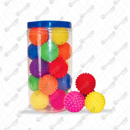 BRINQUEDO BOLA CRAVO MINI POTE C/16 