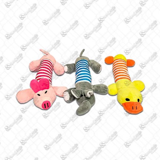 BRINQUEDO PELUCIA DIVERSOS 28CM C/APITO