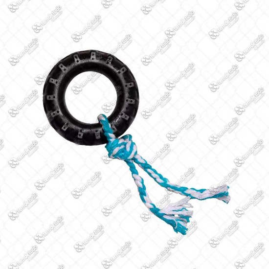 BRINQUEDO PNEU OFF ROAD DOG P C/ CORDA