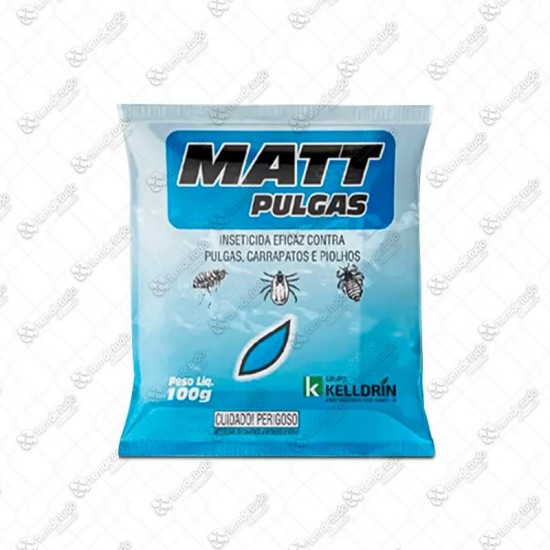 MATT PULGAS SACHE 100G AZUL 