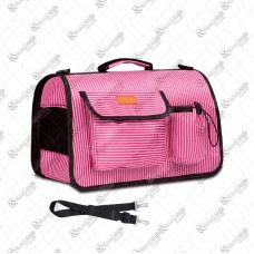 19017 - BOLSA PET TRANSPORTE COMPARTIMENTOS ROSA