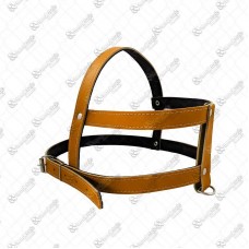 18971 - PEITORAL COURO FORRADO N08 BEGE