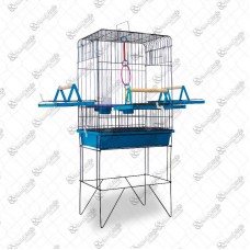 19043 - VIVEIRO CALOPSITA TRIPLEX SLIM BLACK/AZ