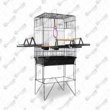 19046 - VIVEIRO CALOPSITA TRIPLEX SLIM BLACK/BLA