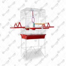 19047 - VIVEIRO CALOPSITA TRIPLEX SLIM BRANCO/VM