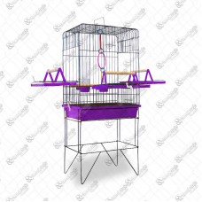 19045 - VIVEIRO CALOPSITA TRIPLEX SLIM BLACK/LIL