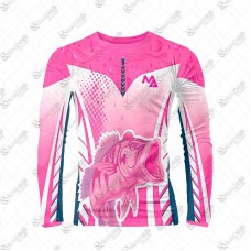 19213 - CAMISETA DRY FIT UV XG PEIXE ROSA