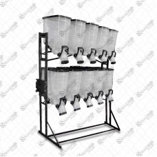 13617 - MOVEL DISPENSER 10X40 ST BLACK