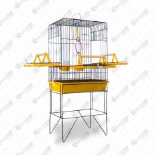 19427 - VIVEIRO CALOPSITA TRIPLEX SLIM BLACK/AMA