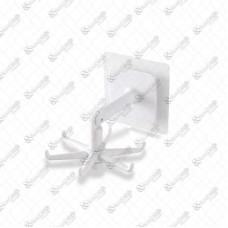 19458 - GANCHO PLAST GIRAT C/ADESIVO FIXADOR BR 