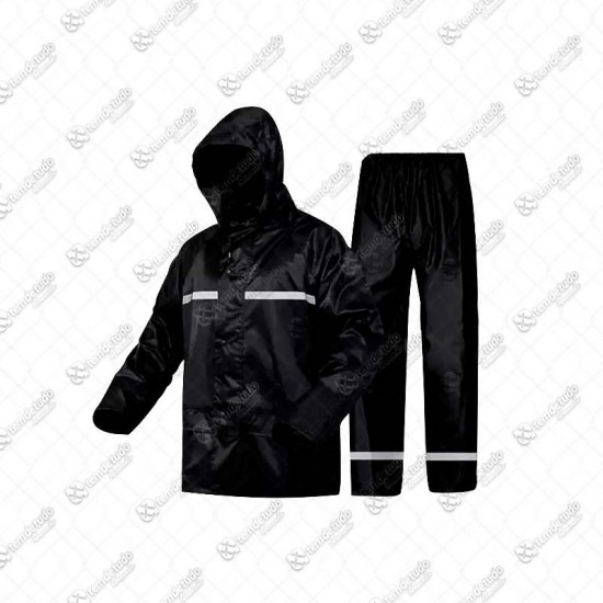 CONJUNTO CHUVA MOTOQUEIRO M PRETO 