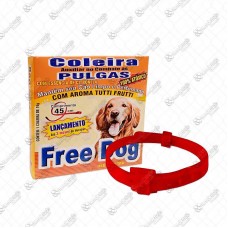 3945 - COLEIRA ANTI PULGAS FREE DOG ADULTO 45CM